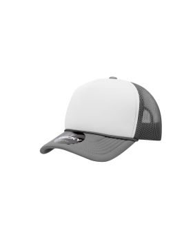 'Youth 5 Panel Mid Profile Structured Foam Trucker'