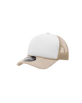 'Youth 5 Panel Mid Profile Structured Foam Trucker'