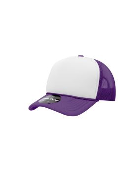 'Youth 5 Panel Mid Profile Structured Foam Trucker'
