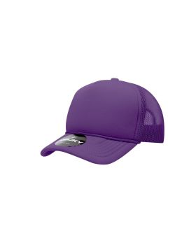 'Youth 5 Panel Mid Profile Structured Foam Trucker'