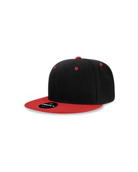 'Youth 6 Panel High Profile Structured Acrylic/Polyester Snapback'