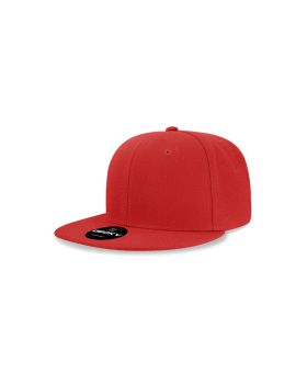 'Youth 6 Panel High Profile Structured Acrylic/Polyester Snapback'