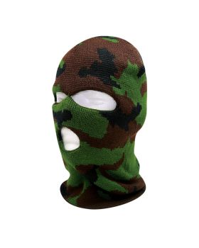 'Camo 3 Holes Mask'