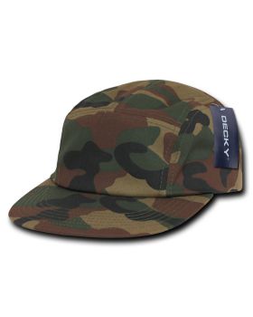 '5 Panel Racer Caps'