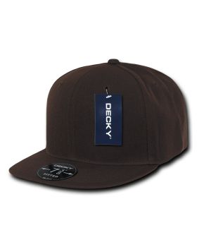 '6 Panel High Profile Structured Acrylic/Polyester Fitted'