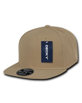 '6 Panel High Profile Structured Acrylic/Polyester Fitted'