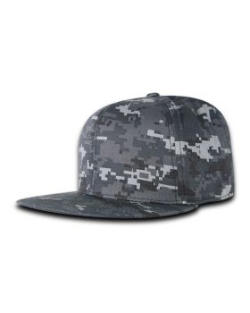'6 Panel High Profile Structured Acrylic/Polyester Fitted'