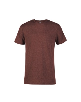 'Delta 12601 Soft Adult 4.3 oz Soft Spun Pepper Heather Tee'