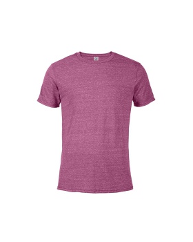 'Delta 14600L Ringspun Adult Snow Heather Tee - Updated Fit'