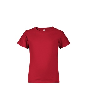 'Delta 65359 Dri Youth 30/1's Retail Fit Short Sleeve Tee'