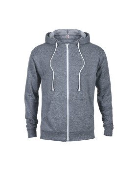 'Delta 94300 Fleece Adult Snow Heather French Terry Zip Hoodie'