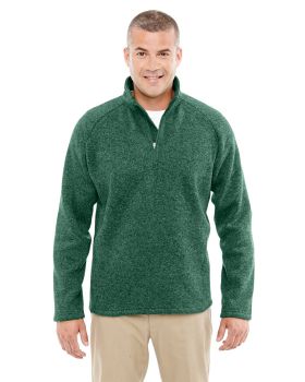 'Devon & Jones DG792 Adult Bristol Sweater Fleece Quarter-Zip'