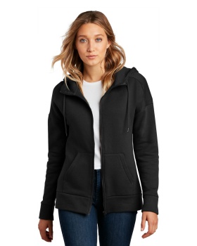 'District DT1104 Women's Perfect Weight  Fleece Drop Shoulder Full Zip Hoodie'