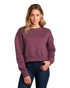 'District DT1105 Women's Perfect Weight Fleece Cropped Crew'