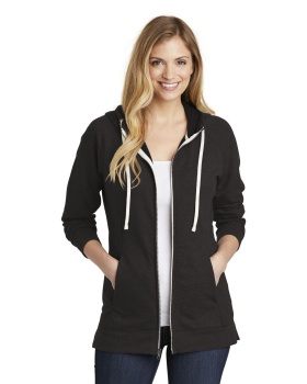District DT456 Women's Perfect Tri French Terry FullZip Hoodie