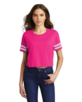 'District DT488 Women's Scorecard Crop Tee'