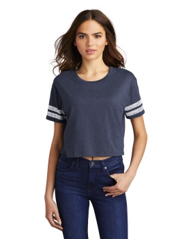 'District DT488 Women's Scorecard Crop Tee'