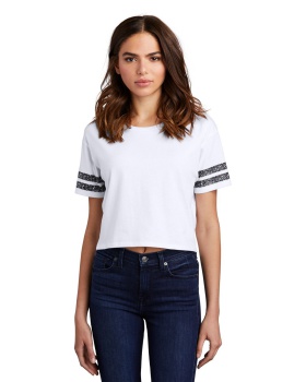 'District DT488 Women's Scorecard Crop Tee'