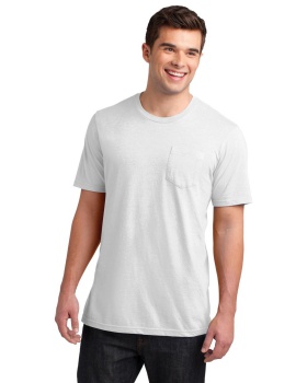 District DT6000P Young Mens Very Important Tee with Pocket