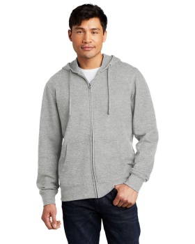 'District DT6102 V.I.T. Fleece Full Zip Hoodie'