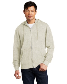 'District DT6102 V.I.T. Fleece Full Zip Hoodie'