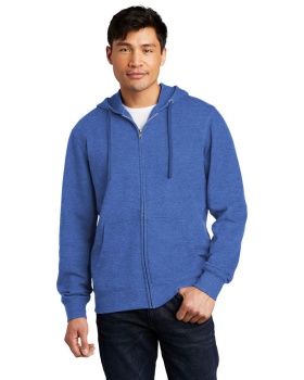 'District DT6102 V.I.T. Fleece Full Zip Hoodie'