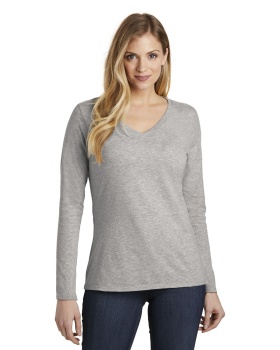'District DT6201 Women's Very Important Tee Long Sleeve VNeck'