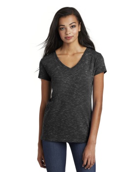 'District DT664 Women's Medal VNeck Tee'