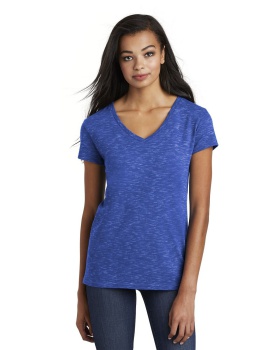 'District DT664 Women's Medal VNeck Tee'