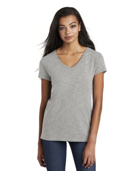 'District DT664 Women's Medal VNeck Tee'