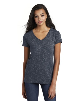 'District DT664 Women's Medal VNeck Tee'