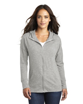 'District DT665 Women's Medal Full Zip Hoodie.'