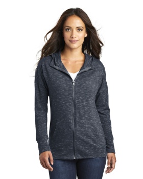 'District DT665 Women's Medal Full Zip Hoodie'