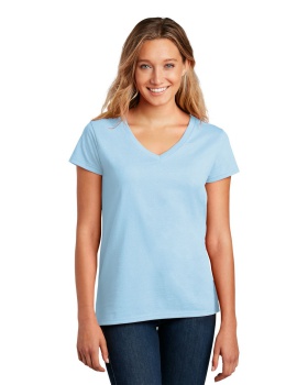 'District DT8001 Women's Re Tee V Neck'