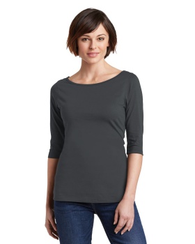 'District DM107L Women's Perfect Weight 3/4-Sleeve Tee'