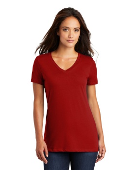 'District DM1170L Ladies Perfect Weight V Neck T-Shirt'