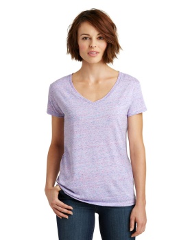 'District DM465 Ladies Cosmic Relaxed V-Neck Tee'