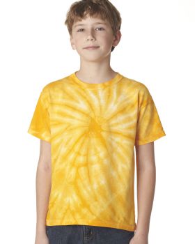 'Dyenomite 20BCY Youth Cyclone Vat-Dyed Pinwheel Short Sleeve T-Shirt'