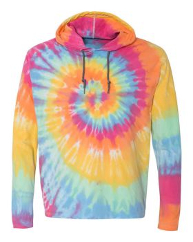 'Dyenomite 430VR Tie-Dyed Hooded Pullover T-Shirt'