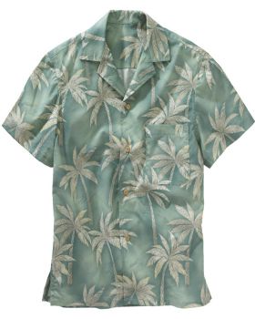 Edwards 1034 Tropical Palm Tree Camp Tall Shirt