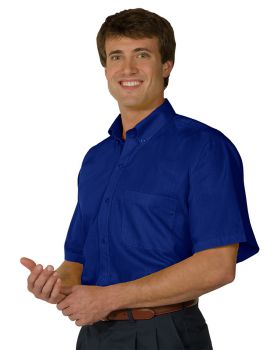 Edwards 1245 Men's Lightweight Short Sleeve Poplin Shirt