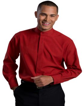 Edwards 1392 Men's Batiste Banded Collar Tall Shirt