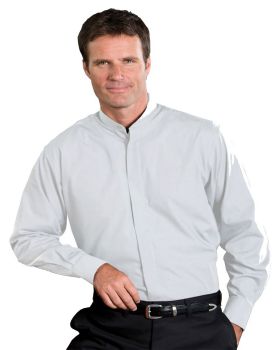 Edwards 1396 Men's Banded Collar Tall Shirt