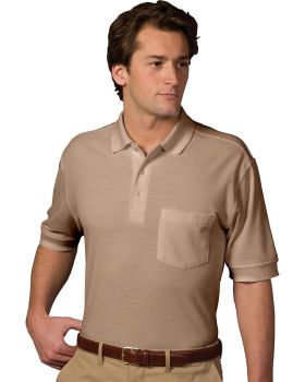 'Edwards 1505 Blended Pique Short Sleeve Polo Shirt with Pocket '