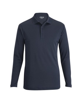 'Edwards 1527 Men's Mini Pique Snag Proof Long Sleeve Polo'