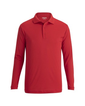 'Edwards 1527 Men's Mini Pique Snag Proof Long Sleeve Polo'