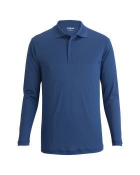 'Edwards 1527 Men's Mini Pique Snag Proof Long Sleeve Polo'