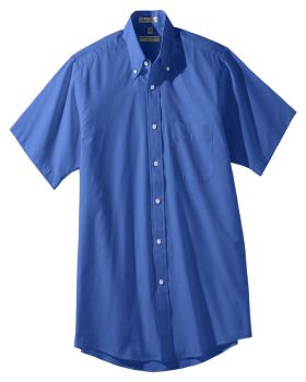 'Edwards 1925 Men's Tall Pinpoint Oxford Shirt - Short Sleeve'