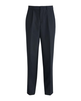 'Edwards 2640 Men's Pleated Front Poly/wool Pant'