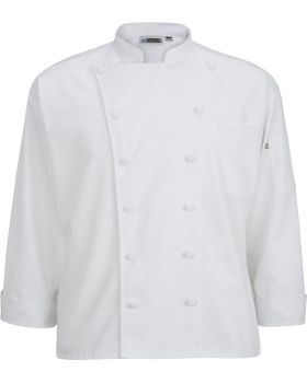 'Edwards 3318 12 Cloth Button Classic Chef Coat'